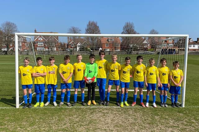 Eastbourne Town under-12 Yellows, league winners