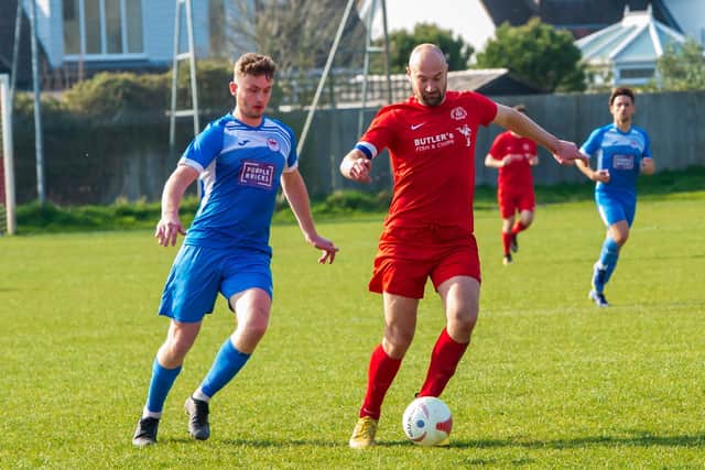 Bosham on the ball against Jarvis Brook / Picture: Tommy McMillan