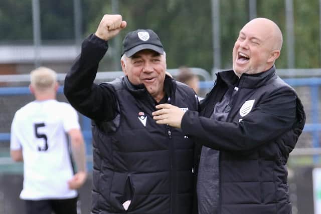 Bexhill's management are delighted to equal their best points tally with a few games to spare / Picture: Joe Knight