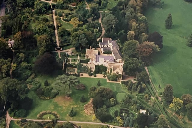 Nymans at Handcross seen from the air