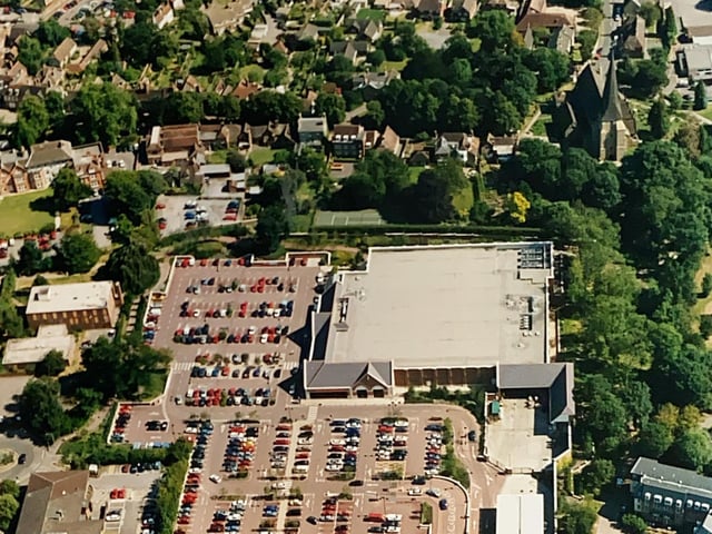 The area around Sainsbury's in Horsham