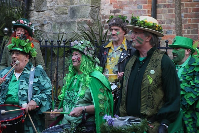 Green Lady event in Hastings Old Town on March 31. Photo by Roberts Photographic SUS-220104-075548001