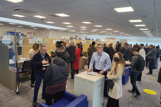 The job fair follows two successful events held on behalf of the airport at the Jobcentre in February and March which saw over 1,500 people attend in total.