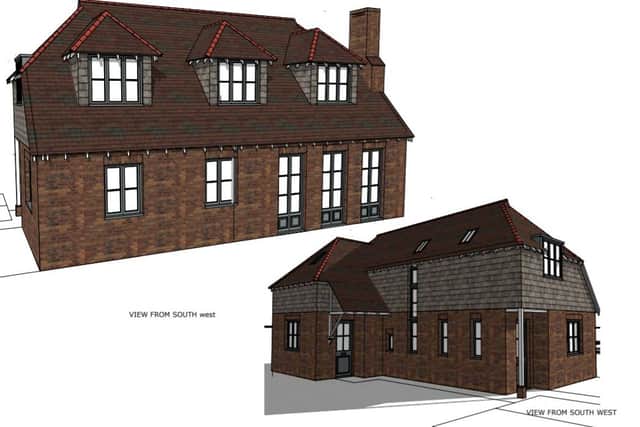 Proposed designs for the cottage