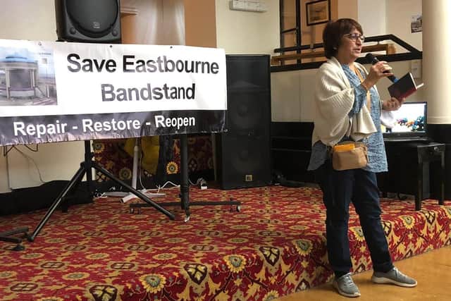 Save Eastbourne Bandstand action group public meeting