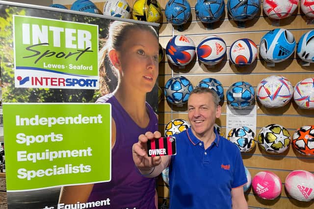 Intersport Lewes give 7.5% off to all Lewes FC owners