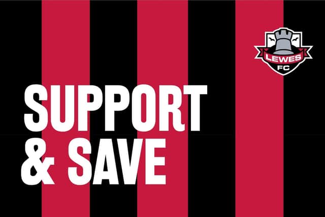 Lewes FC Support and Save