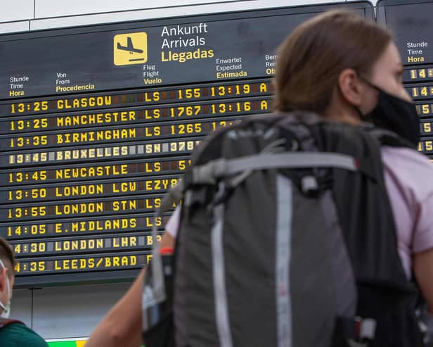 Spain has extended its Covid travel rules as holidaymakers from the UK prepare to fly out from Gatwick Airport for the Easter holidays. Picture by Desiree Martin/AFP via Getty Images