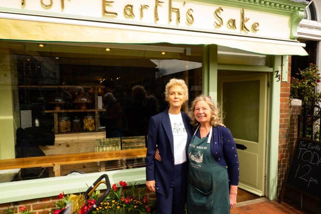 Vanessa Ford-Robbins and Jenny Seagrove on the opening day April 5, 2019.