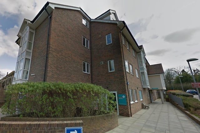 There are 1,889 patients per GP at Dolphins Practice in Haywards Heath. In total there are 11,191 patients and the full-time equivalent of 5.9 GPs. Picture: Google Street View.