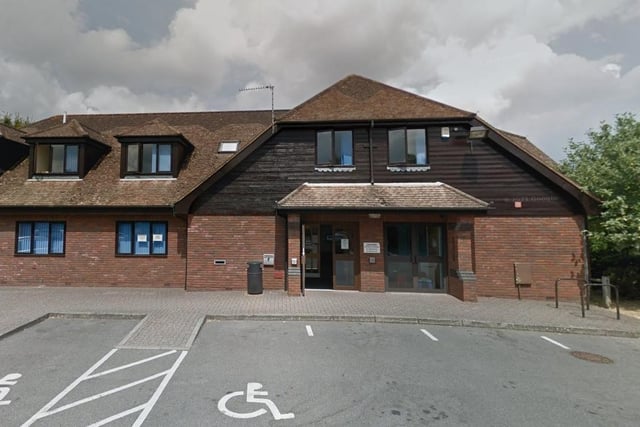 There are 1,490 patients per GP at Meadows Surgery in Burgess Hill. In total there are 9,617 patients and the full-time equivalent of 6.5 GPs. Picture: Google Street View.