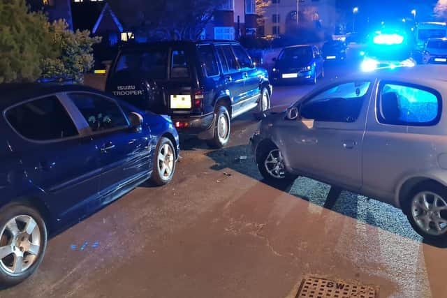 According to Sussex Police, officers were called just before 9.30pm on Sunday (April 3) to reports of a 'single-car collision' in Bath Road, Worthing.