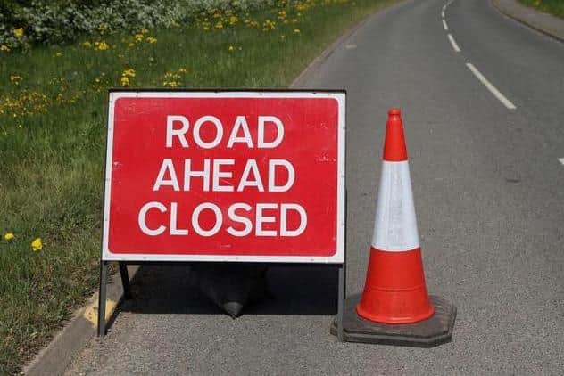 Road closures in Mid Sussex.