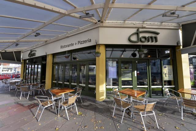 Dom Restaurant and Pizzeria in Grove Road, Eastbourne (Photo by Jon Rigby) SUS-191121-105143008