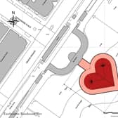 The plans for the heart-shaped pier by Eastbourne Bandstand SUS-220404-115255001