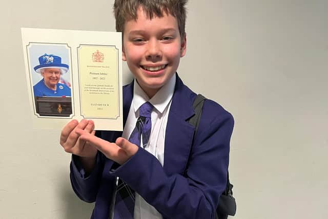 Connor Cardy, aged 12