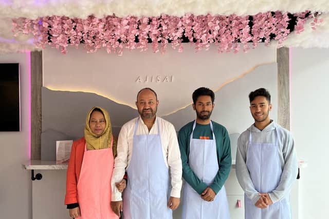 Family run business, Ajisai, opened on Saturday, April 2, and is owned by Jhumu, Yusuf, Shakib and Shadat
