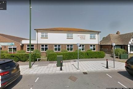 There are 1,406 patients per GP at Witterings Medical Centre, Chichester. In total there are 10,661 patients and the full-time equivalent of 7.6 GP's.

Photo: Google Maps