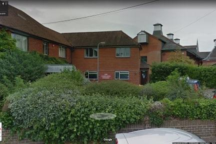 There are 1,568 patients per GP at Parklands Surgery, Chichester. In total there are 10,555 patients and the full-time equivalent of 6.7 GP's.

Photo: Google Maps