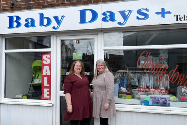 Debbie and Angela have closed their shop Babydays due to the rise of online shopping