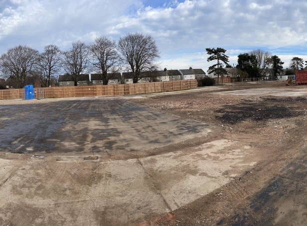 The cleared site. Picture WSCC