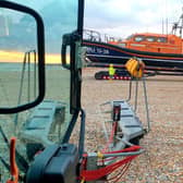 Hastings lifeboats searched for a lost light aircraft in the Channel at the weekend but were unable to find any wreckage. SUS-220504-155053001