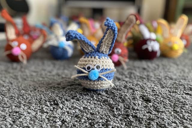 East Preston Yarnbombers, who love to bring a smile to the faces of village residents and visitors, have made more than 700 chicks and bunnies as Easter gifts