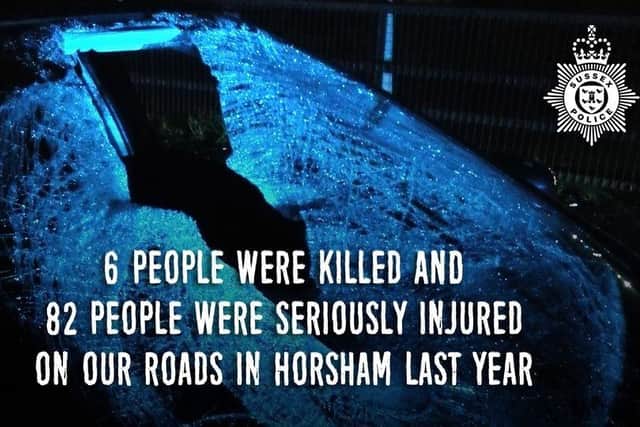 Horsham Police are taking part in a Sussex-wide campaign to tackle dangeerous driving