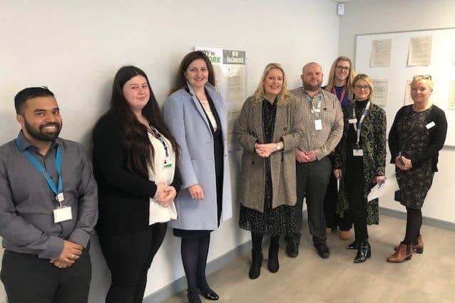 MP Caroline Ansell joined the employment minister Mims Davies when she made an official visit to Eastbourne’s new JobCentre Plus this week. SUS-220604-161248001