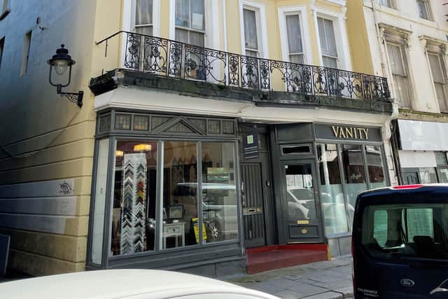 The four-storey freehold property, with two shop units and three self-contained flats, at 20-22 Claremont, Hastings was sold for £495,000 by Clive Emson Auctioneers. SUS-220604-140237001