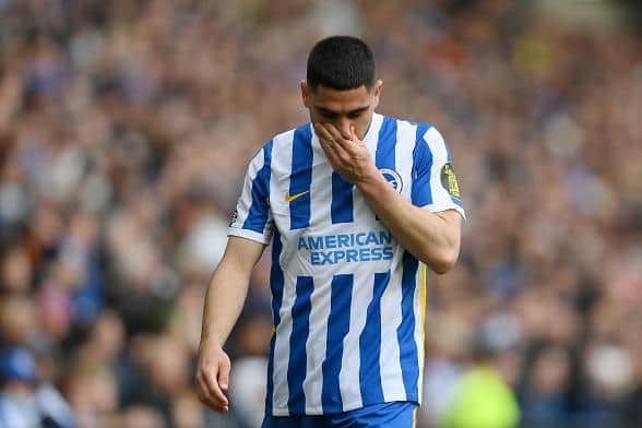 Brighton striker Neal Maupay missed a penalty against Norwich last Saturday but has nine goals so far this season