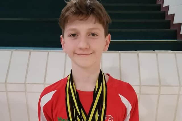 Patryk Przyczyna of Eastbourne Swimming Club is breaking records and rising up the rankings