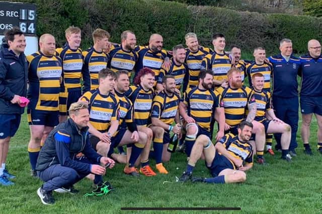 Eastbourne RFC's first XV at Lewes where they won the Sussex League Plate