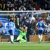 Neal Maupay misses from the spot as Brighton draw a blank v Norwich / Picture: Getty