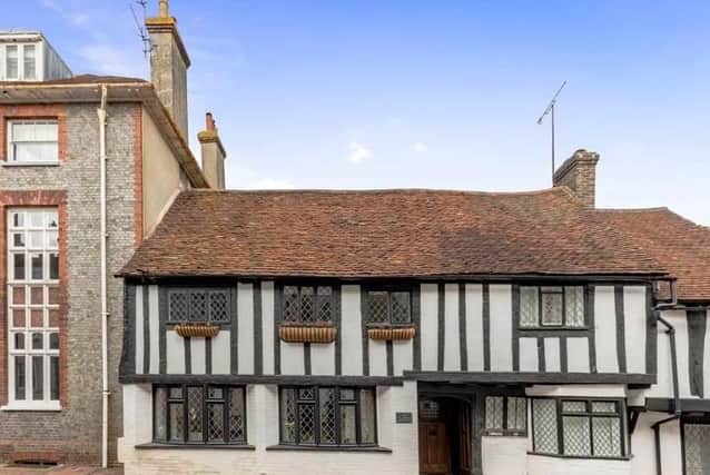 This Grade II listed house in Southover High Street, Lewes, is on the market for £960,000 via Zoopla. SUS-220804-095145001