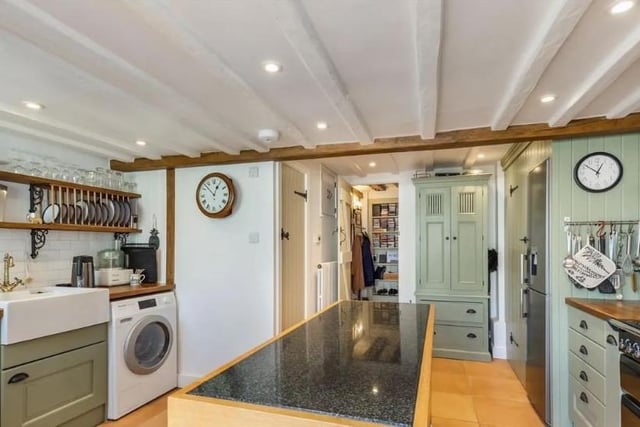 This Grade II listed house in Southover High Street, Lewes, is on the market for £960,000 via Zoopla. SUS-220804-095255001