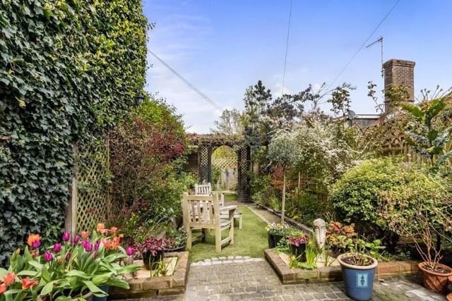 This Grade II listed house in Southover High Street, Lewes, is on the market for £960,000 via Zoopla. SUS-220804-095305001