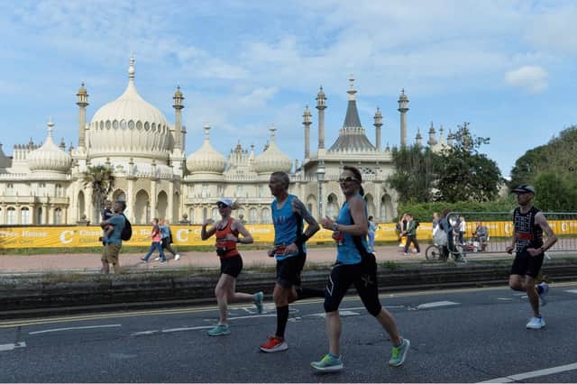 The 2021 Brighton Marathon, which was held in September. Photo by Jon Rigby