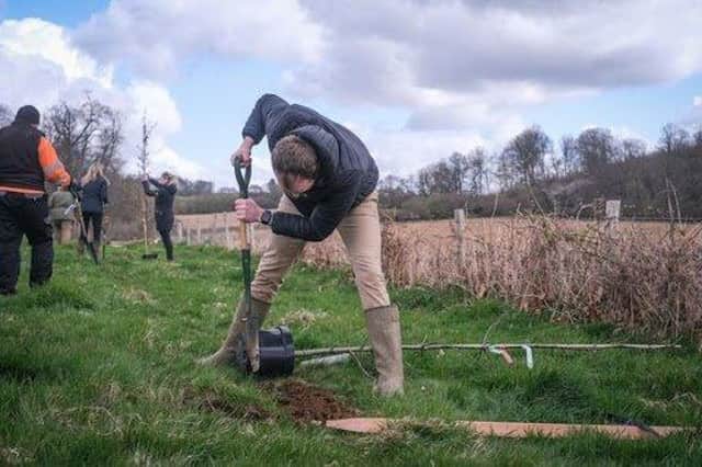 Cowdray Estate has planted a tree as part of the Queen’s Jubilee. SUS-220804-132342001