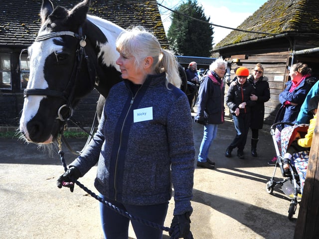 Court Meadow RDA (Riding for the Disabled) Group at Tremaines Riding Stables in Horsted Keynes. Picture: Steve Robards, SR2204071.