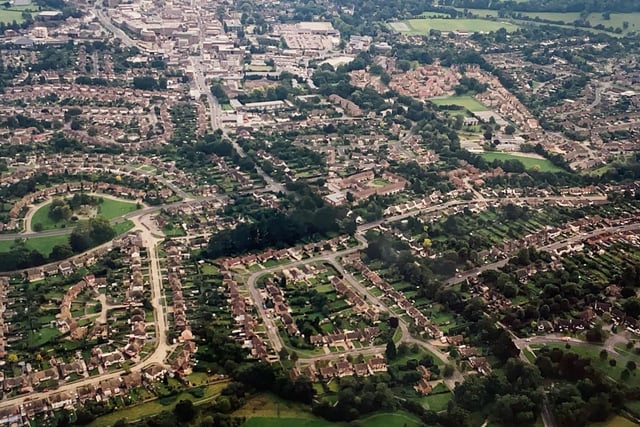 Merryfield Drive, Guildford Road and Irwin Drive in Horsham