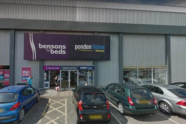 Bensons for Beds on Shripney Road before its closure