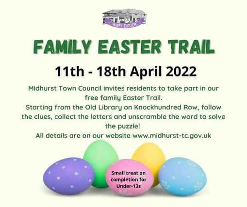 Families will be able to take part in a fun Easter Trail this half-term SUS-220804-112905001
