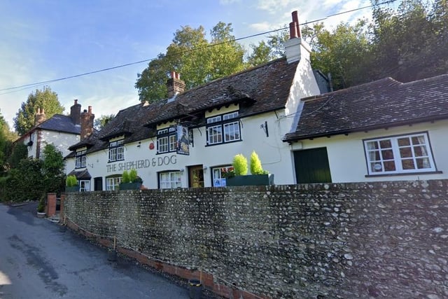 The Shepherd & Dog in The Street, Fulking, has a rating of 4.4 stars from 962 Google reviews. Its Sunday menu features a selection of roasts all served with roast potatoes, swede mash, braised red cabbage, roasted beetroot, seasonal greens, Yorkshire pudding and Sunday gravy. Picture: Google Street View.