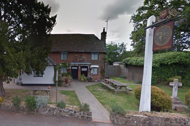 The George & Dragon, Dragons Lane, Horsham, has a 4.5 star rating from 379 Google reviews. One reviewer said: "Lovely country pub. Friendly staff. Excellent food. We had the best roast dinner that we've had in a long time." Picture: Google Street View.