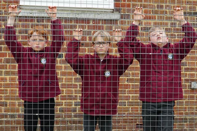 Pupils at Swiss Gardens School in Shoreham want more outdoor play space