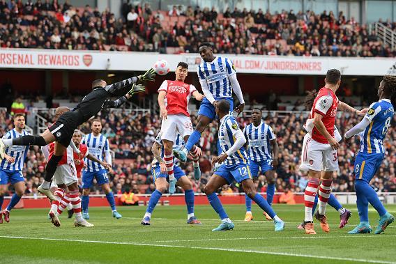 Was unlucky not to keep a clean sheet, making a fantastic diving save to keep out a Martin Odegaard free kick just moments before the Arsenal player looped the ball over him. Did well in claiming crosses to relieve pressure for the visitors.