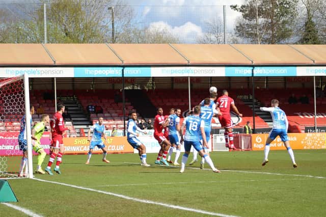 Kwesi Appiah scored the games only goal as the Reds won a tough assignment against relegation battling Barrow. Photo: Cory Pickford