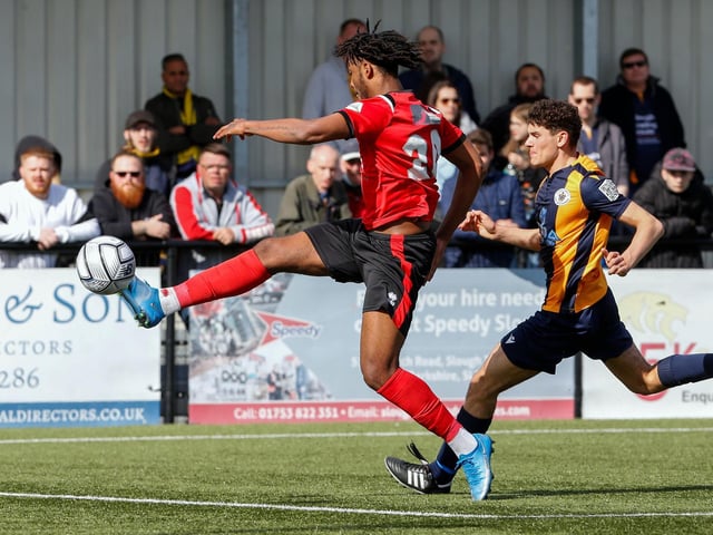 Action from Eastbourne Borough's 2-2 National League South draw at Slough Town / Pictures: Lydia and Nick Redman