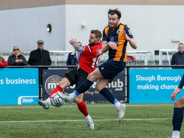 Action from Eastbourne Borough's 2-2 National League South draw at Slough Town / Pictures: Lydia and Nick Redman